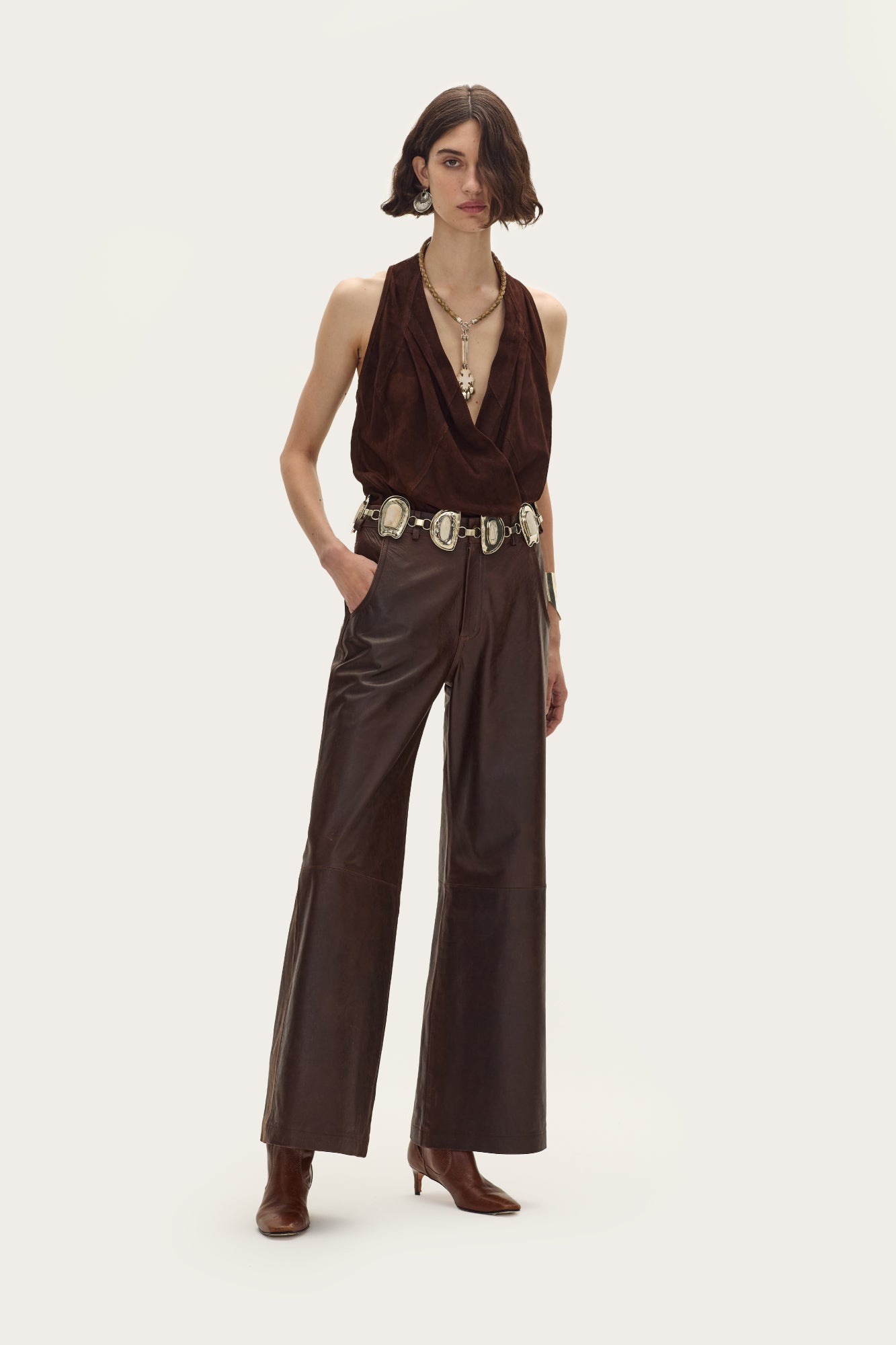Rivero Leather Trousers